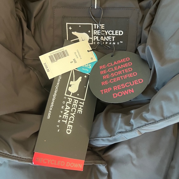 NWT! The Recycled Planet Women's Ella Jacket Size Small Black - Picture 10 of 10